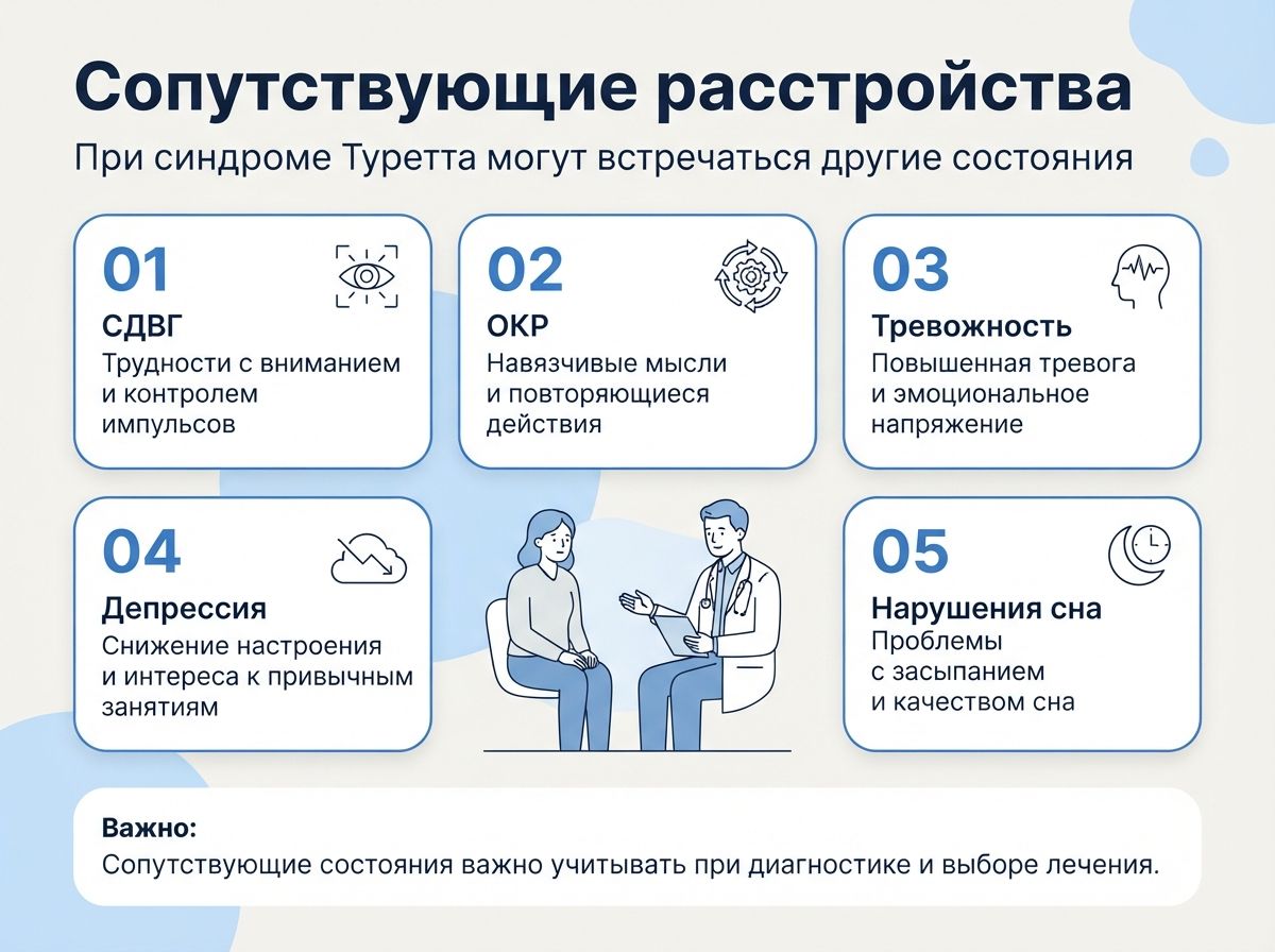 Лечение синдрома Туретта в Боброве инфографика